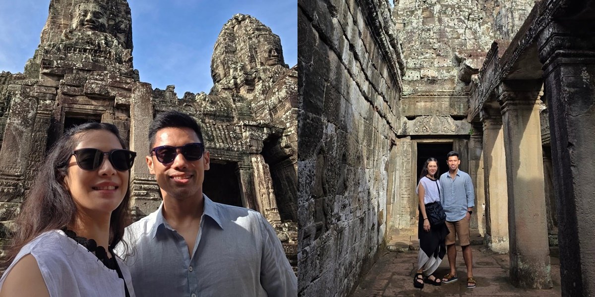 7 Photos of Dian Sastrowardoyo and Her Husband's Vacation in Cambodia