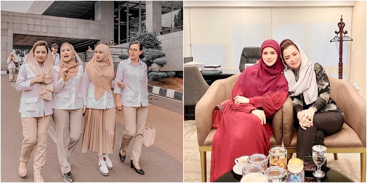 7 Cool Photos of Mulan Jameela with Her Colleagues, Praised by Netizens for Staying Young and Beautiful