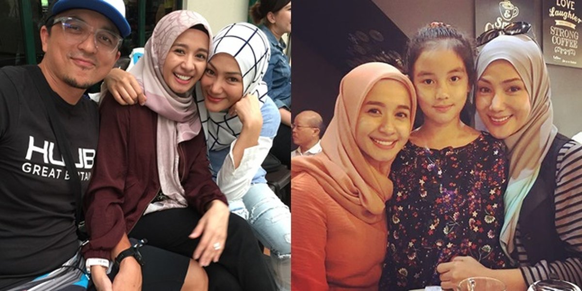 7 Portraits of Laudya Cynthia Bella and Erra Fazira's Closeness, Former Wife of Engku Emran who are Equally Beautiful in Hijab