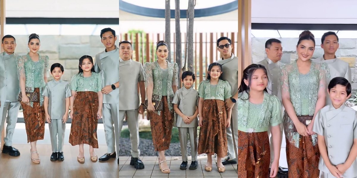 7 Photos of Anang Hermansyah and Ashanty's Family at a Wedding in Bandung, Coordinating in Uniforms - Blending Traditional and Modern Elements