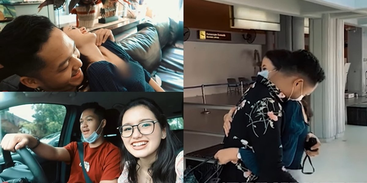7 Portraits of Affection between Azriel Hermansyah and Sarah Menzel, Cuddles and Tender Embrace Until Staying Overnight at Home