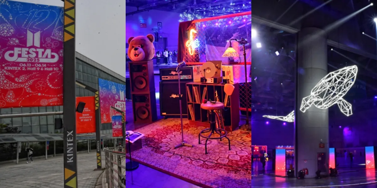 7 Photos of the Excitement of the Offline BTS FESTA 2025 Event at KINTEX Korea, There's an ARMY Bomb Photo Spot - TROPHY ZONE