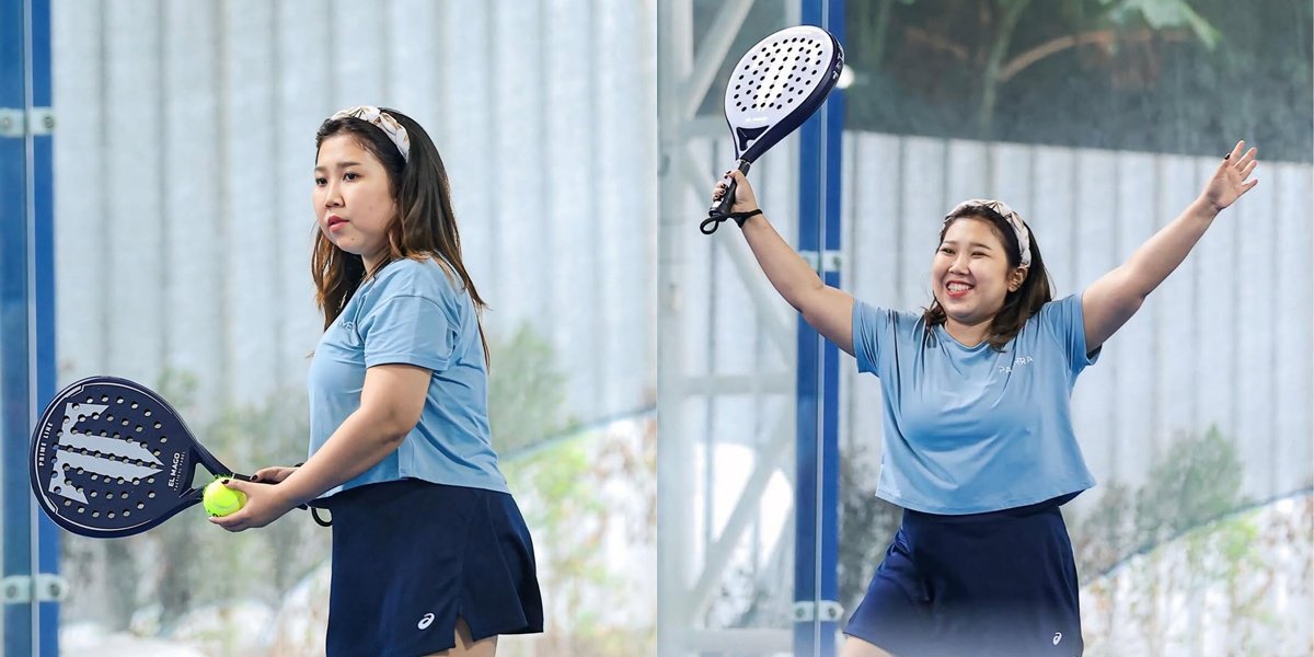 7 Photos of Kiky Saputri Playing Padel, Looking Sporty Claims She Prefers to Focus on Comedy