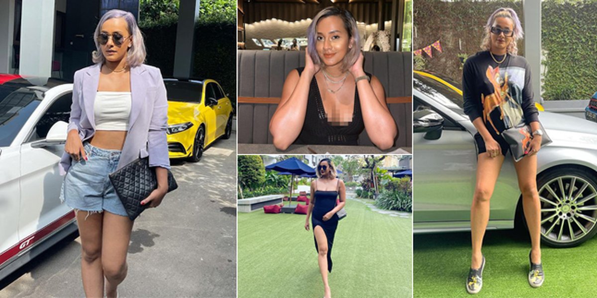 7 Portraits of Kimmy Jayanti Getting Slimmer After Giving Birth to Her Second Child, Showing Off Her Flat Stomach and Long Legs