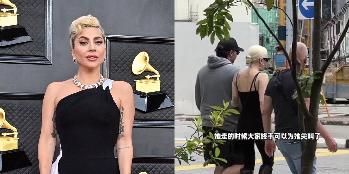 7 Photos of Lady Gaga Having Lunch at a Food Court in Singapore, Called Similar to a Warlock - Friendly When Greeted by Fans