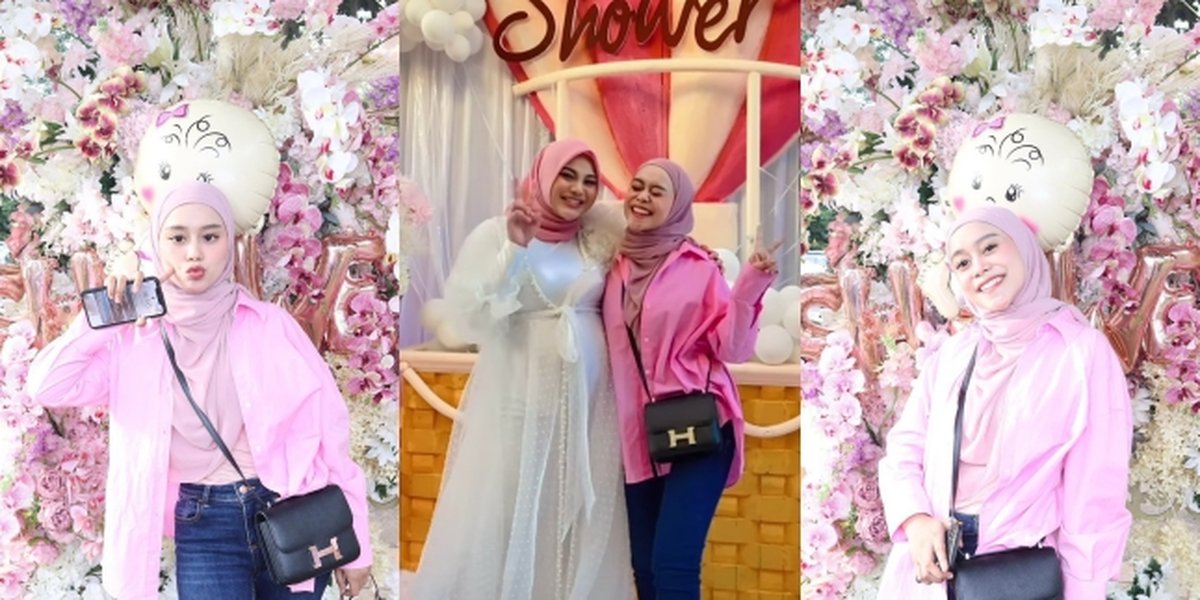 7 Portraits of Lesti at Aurel Hermansyah's Baby Shower Event, Stylish Appearance Despite Not Being Accompanied by Husband and Child - Cute Mother is Said to be Suitable as Baby Leslar's Sister