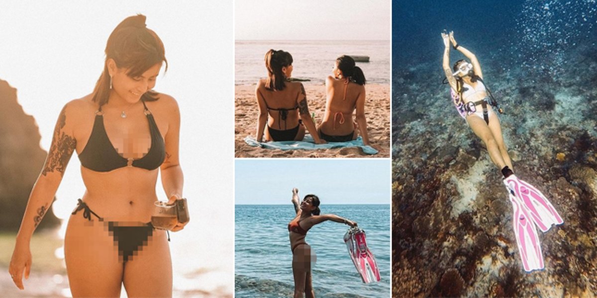 7 Exotic Vacation Photos of Awkarin in Bali, Showing Body Goals & Hot Poses in Two Piece Bikini