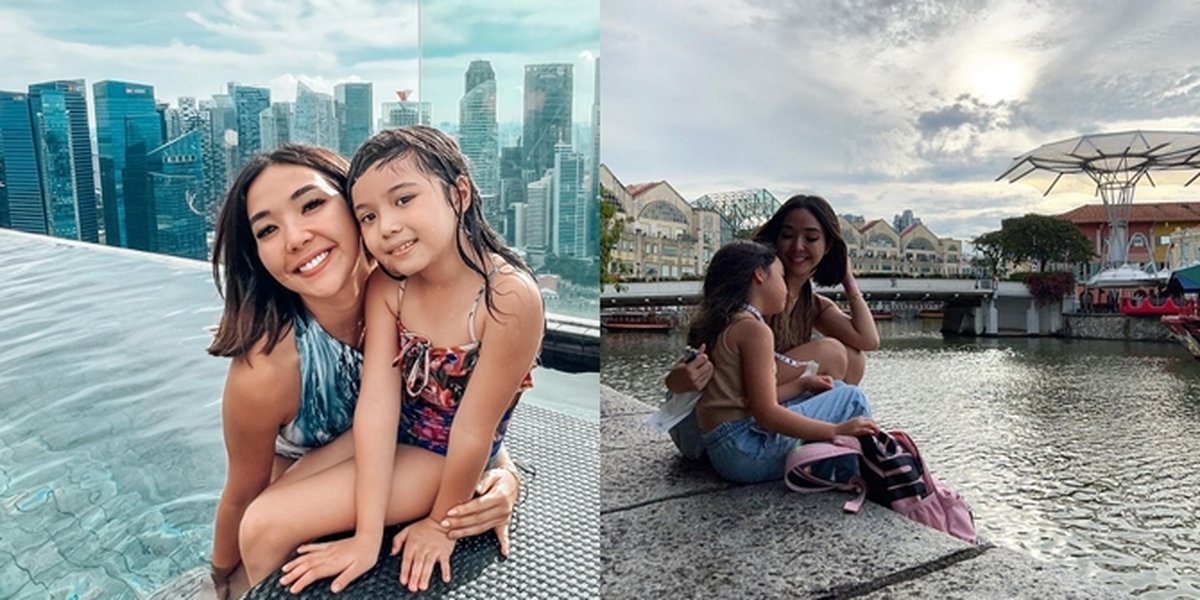 7 Portraits of Gisella Anastasia and Gempi's Vacation to Singapore, the First Time Traveling Alone Without an Assistant - Little One Happy and Pressured