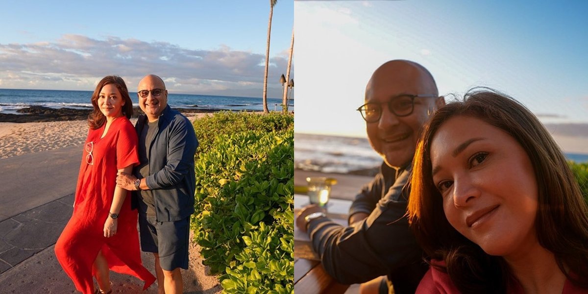 7 Portraits of Maia Estianty and Irwan Mussry's Vacation in Hawaii, Romantic Enjoying Sunset - Staying at a Five-Star Resort