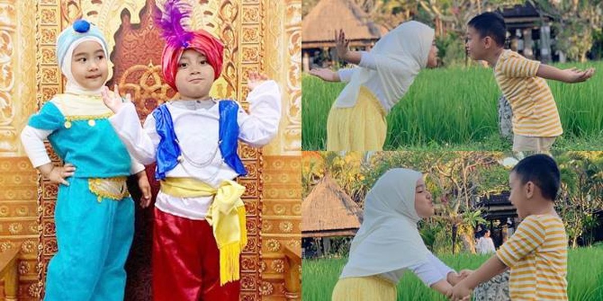 7 Cute Portraits of Raja and Ratu, Syahrini's 4-Year-Old Nephews