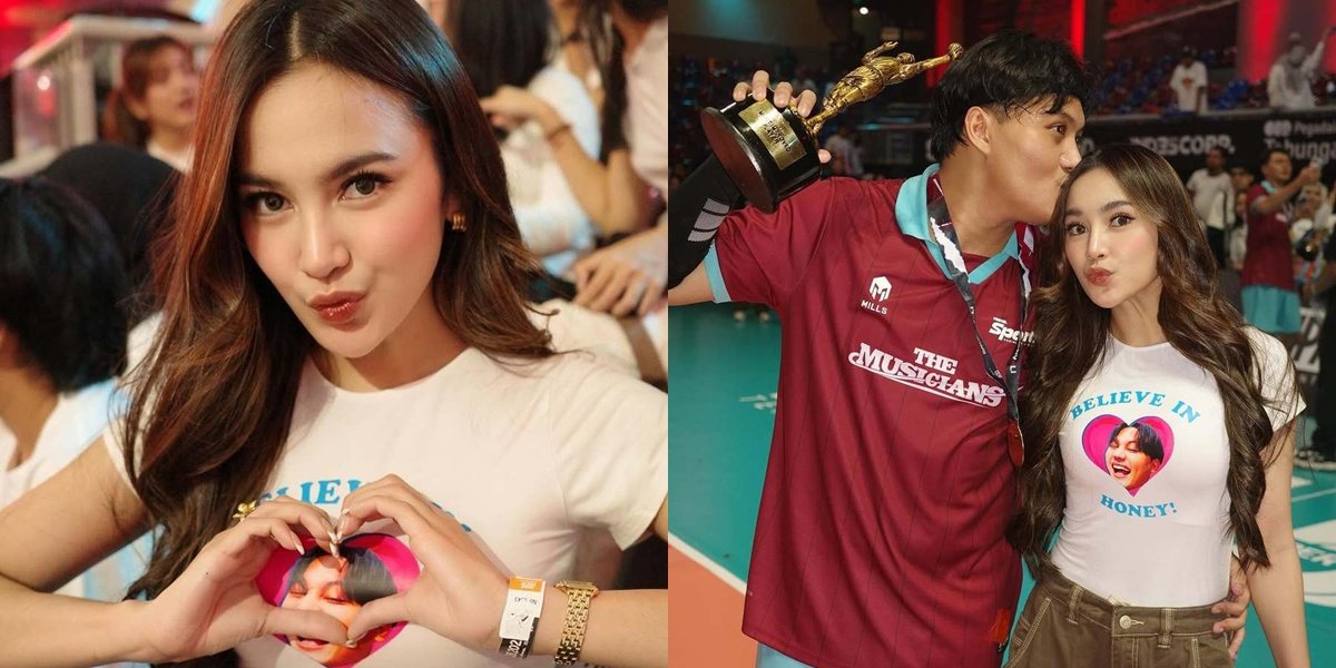 7 Photos of Mahalini Wanting to Encourage Rizky Febian to Live a Healthy Life, Asking for Support from Fans 