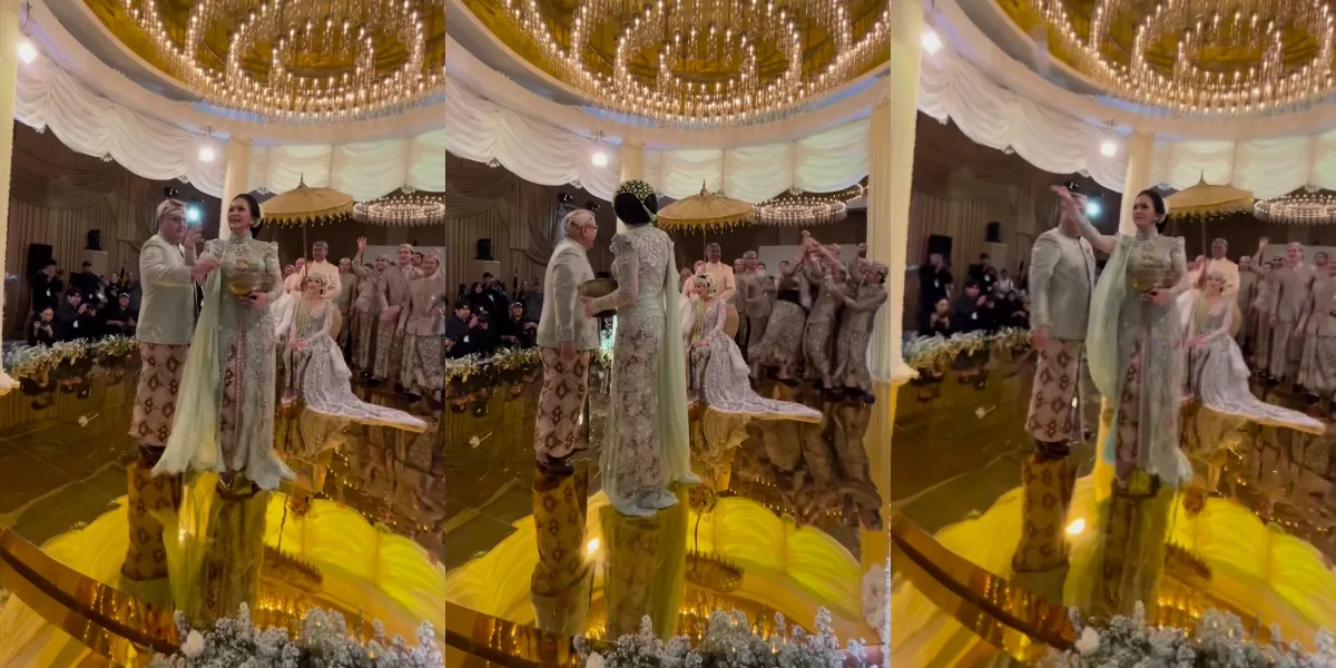 7 Photos of Maia Estianty and Irwan Mussry Performing the Saweran Ceremony at the Wedding of Al Ghazali - Alyssa Daguise