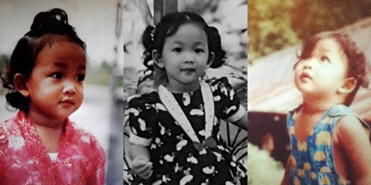 7 Portraits of Dita Karang Secret Number's Childhood, Cute and Adorable with Chubby Cheeks