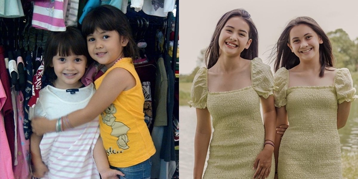 7 Portraits of Sandrinna Michelle's Childhood, Star of the TV Series 'DARI JENDELA SMP' and Her Sister, Beautiful with Chubby Cheeks - Making Netizens Smitten