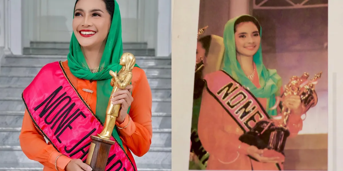 7 Photos of Maudy Koesnaedi Recreating Her Role as None Jakarta 1993, Photos Then and Now Haven't Changed Much