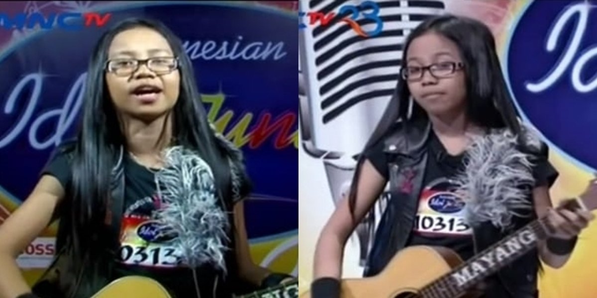 7 Photos of Mayang, Vanessa Angel's Sibling, During the Indonesian Idol Junior Audition in 2014, Rocker Look that Amazes - Doddy Soedrajat's Performance Highlighted