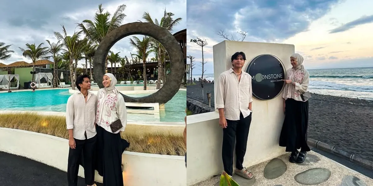 7 Portraits of Megawati Hangestri's Honeymoon in Bali with Her Husband