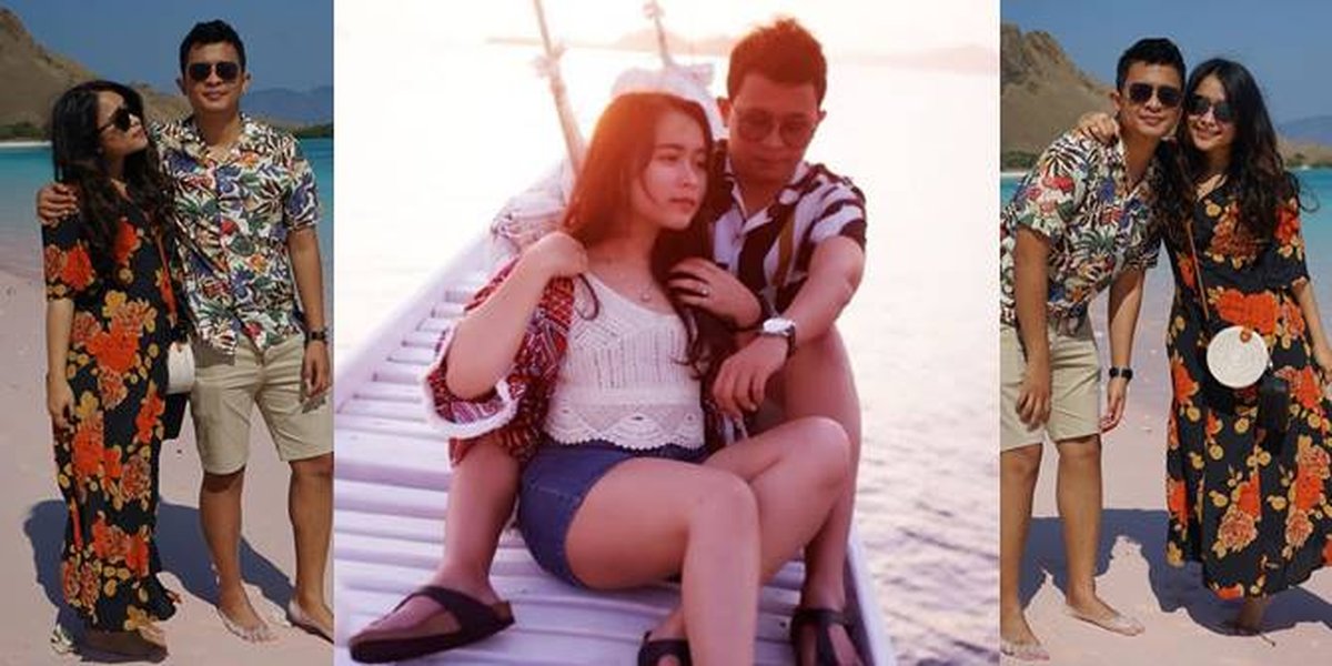 7 Intimate Portraits of Ayu Ting Ting's Younger Sister with Her Boyfriend in Labuan Bajo, Getting More Romantic