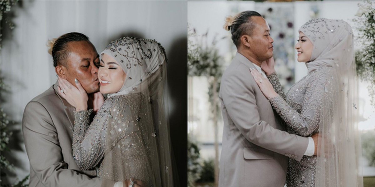 7 Intimate Portraits of Sule and Nathalie Holscher After Officially Becoming Husband and Wife, Hugging and Kissing Cheeks