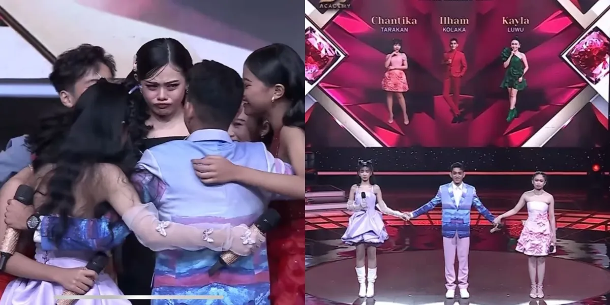 7 Portraits of Touching Happy Moments of Coach Melly Lee's Students Advancing to the Next Round of Dangdut Academy 7