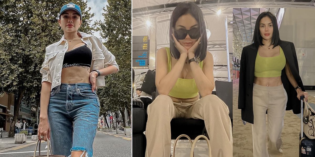 7 Photos of Nikita Mirzani Departing for Vacation in Korea, Flat Stomach & Body Goals Captivate Netizens