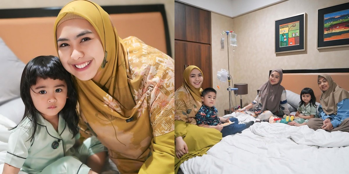 7 Photos of Oki Setiana Dewi Visiting Sick Ria Ricis, Inviting Moana to Play with Sulaiman