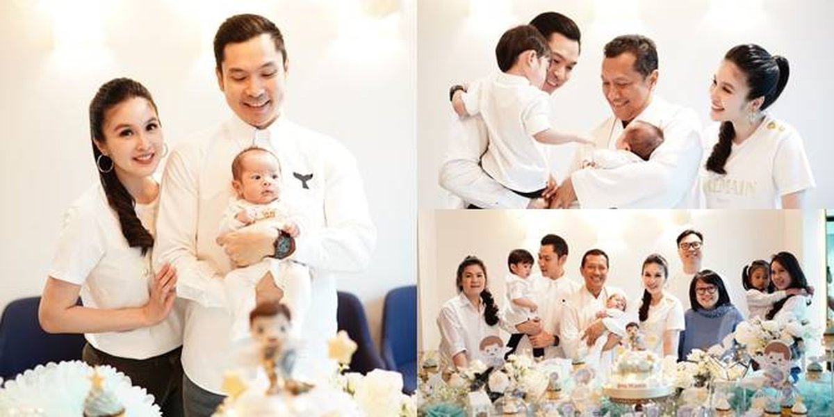 7 Portraits of the One-Month Celebration of Sandra Dewi's Second Child, Warm Together with Family