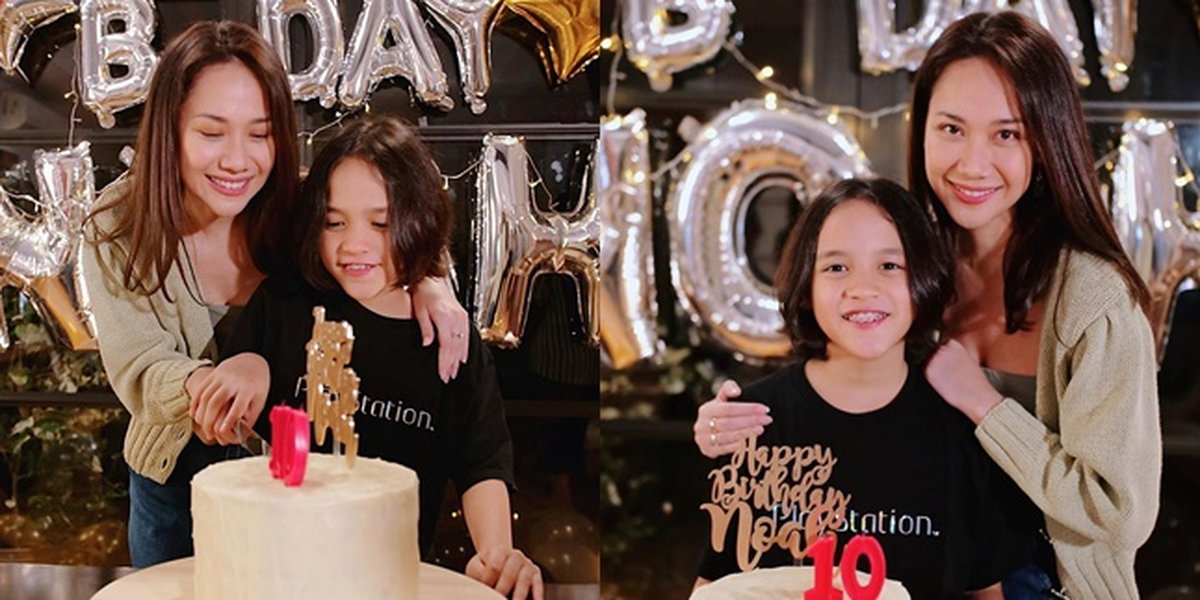 7 Portraits of Noah Sinclair's 10th Birthday Celebration, Already Smiling Cheerfully with BCL
