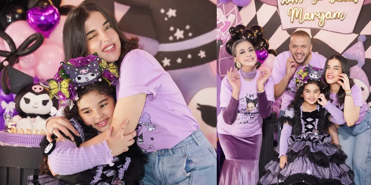 7 Photos of the 5th Birthday Celebration of Tasya Farasya's Eldest Daughter, Maryam, Featuring the Super Cute Kuromi Theme!