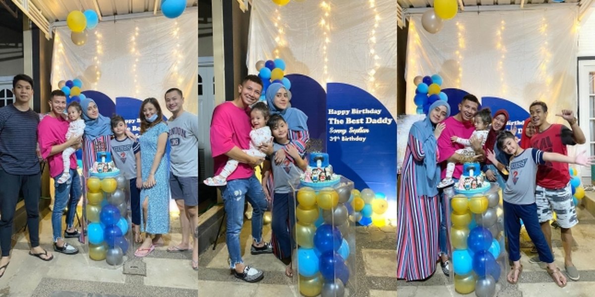 7 Portraits of Sonny Septian's 34th Birthday Celebration, Fairuz A Rafiq Smiles Happily After Miscarriage