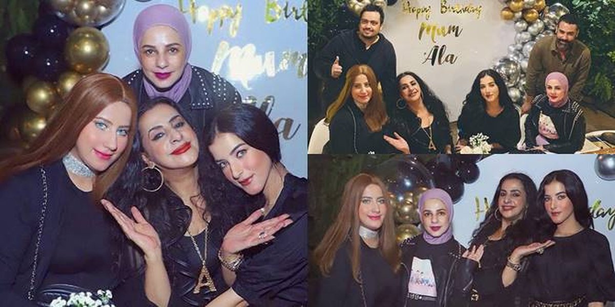 7 Portraits of Tasya Farasya's Mother's Birthday Celebration, Elegant & Warm with Family