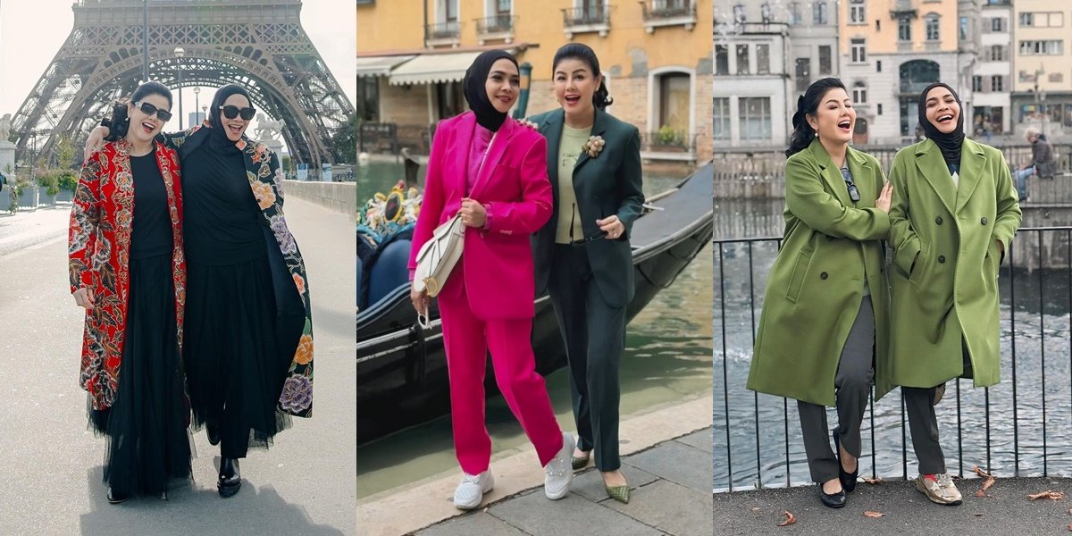 7 Portraits of the Friendship Between Rieta Amilia and Desiree Tarigan, the Rich Moms Vacationing Abroad Without Their Children