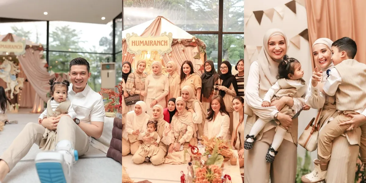 7 Photos of Humaira's First Birthday Party, Daughter of Zaskia Sungkar and Irwansyah, Festive with the Theme 'HUMAIRANCH'