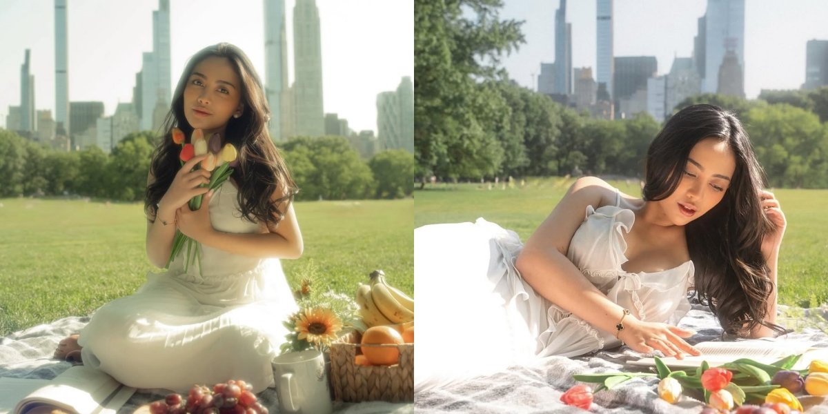7 Portraits of Rachel Vennya's Beautiful Picnic in New York, Stunning Everyone and Called Like an Angel!