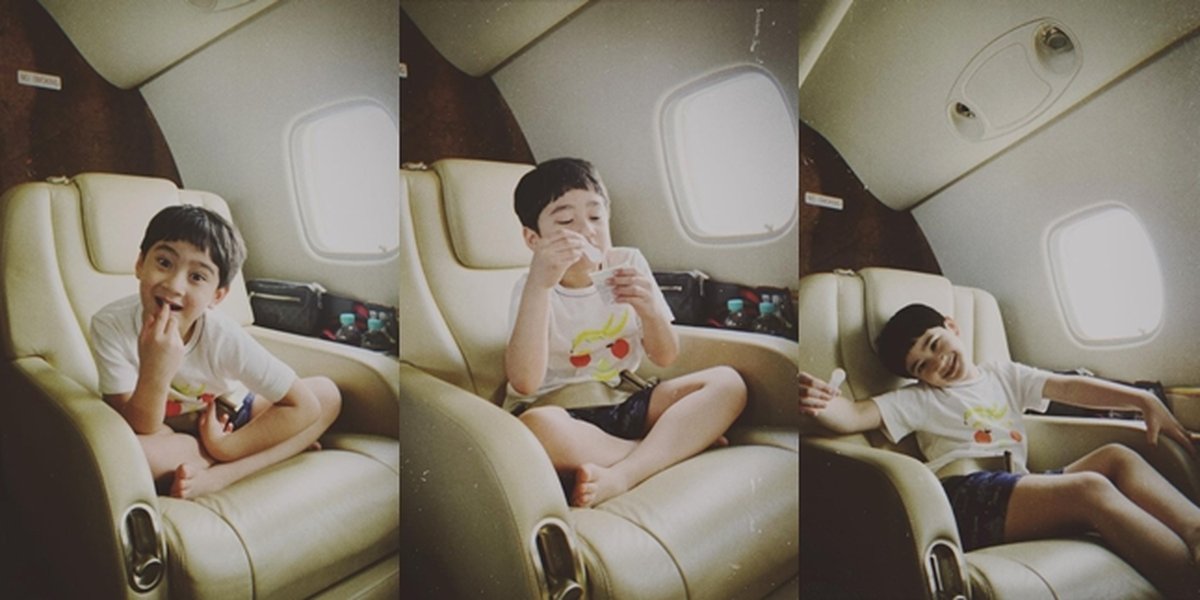 7 Portraits of Rafathar Flying to Bali on a Private Jet, Making Netizens Want to be Raffi Ahmad and Nagita Slavina's Child