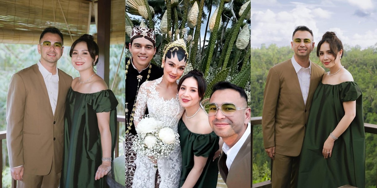 7 Photos of Raffi Ahmad & Nagita Slavina Attending Luna Maya's Wedding, Acting as Matchmakers and Witnesses