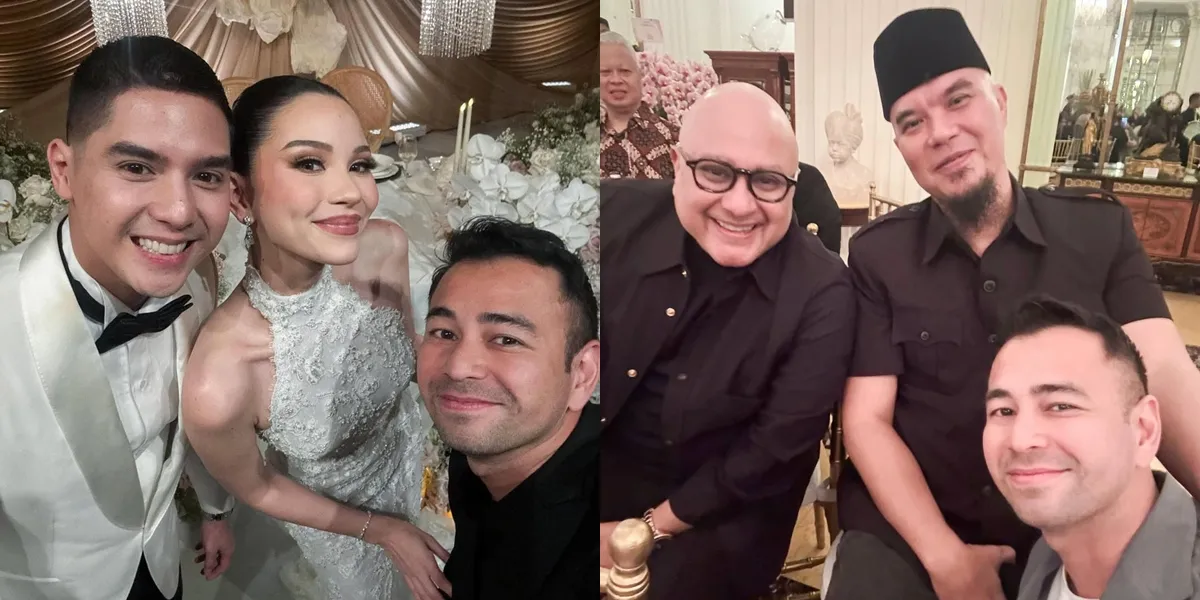 7 Photos of Raffi Ahmad at Al Ghazali's Wedding, Managed to Unite Ahmad Dhani and Irwan Mussry in 1 Frame 