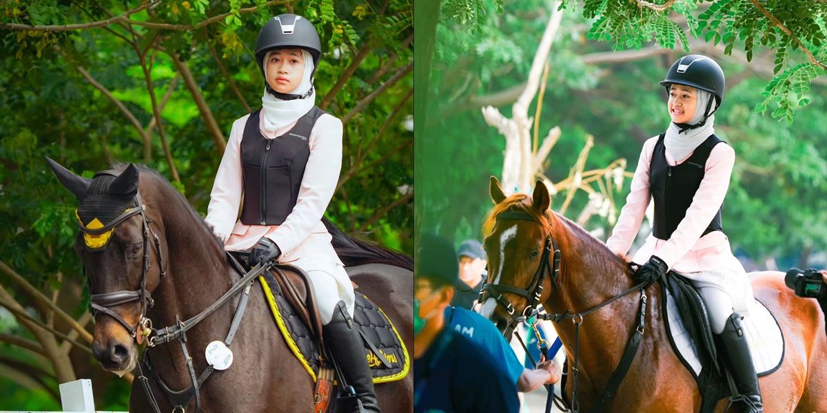 7 Portraits of Rakana, Irfan Hakim's Child, Who Became a Equestrian Athlete, Growing Up to be a Beautiful and Accomplished Teenager