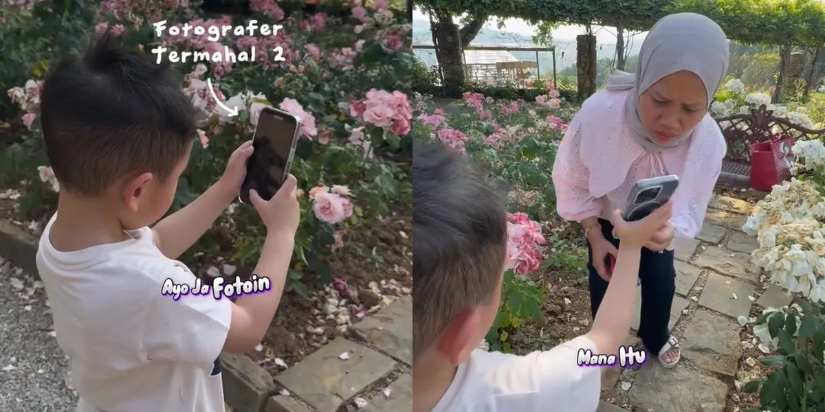 7 Photos of Rayyanza Taking Pictures with Sus-Sus Alongside Rafathar in Italy, The Results are Hilarious Even Though He Was 'Slandered'