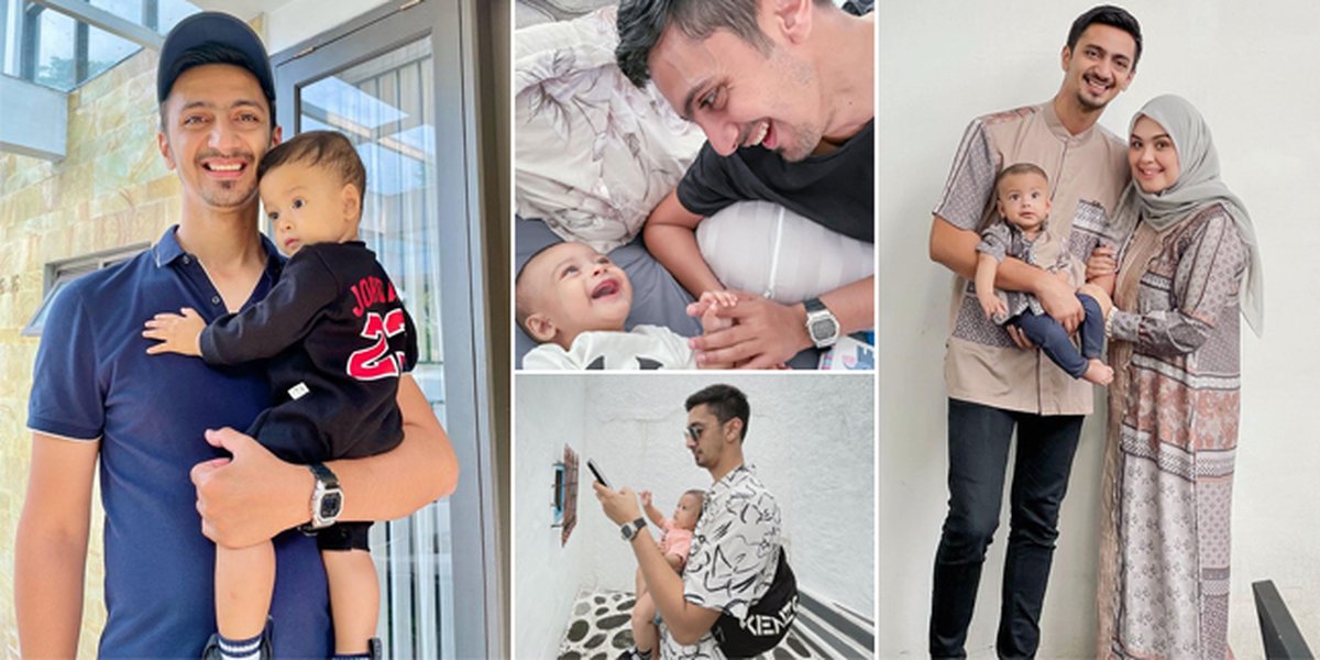 7 Portraits of Razi Bawazier, Vebby Palwinta's Husband, Taking Care of Their Child, Handsome and Charming Hot Daddy