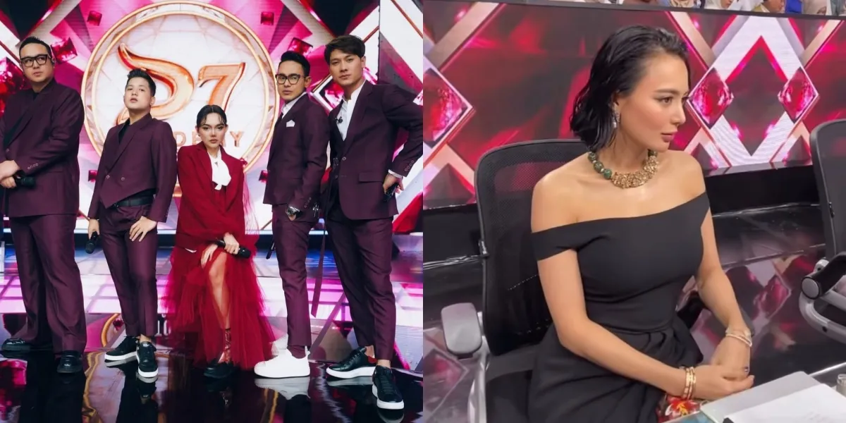 7 Photos of Rina Nose 'Angry' at Wika Salim on the Dangdut Academy 7 Stage