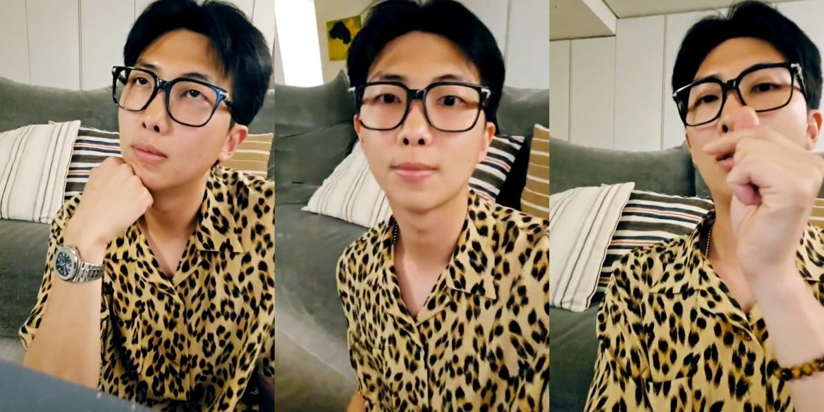7 Photos of RM BTS Sharing During Live Stream, Suffering from Severe Insomnia During Military Service - Still Taking Medication Until Now