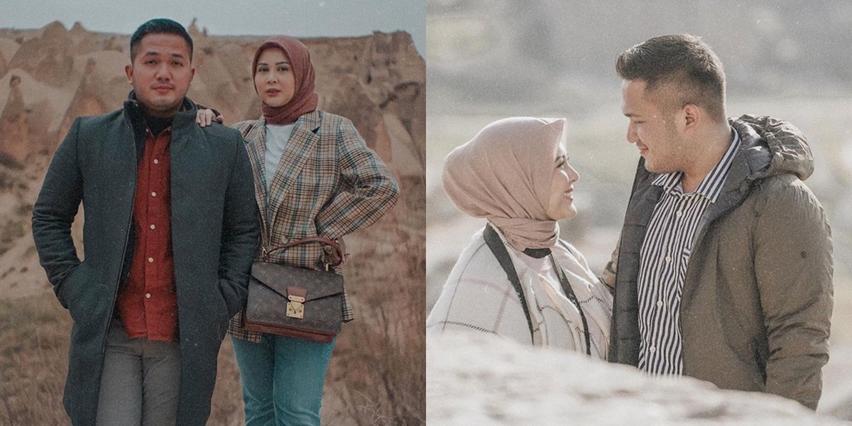 7 Romantic Honeymoon Portraits of Kesha Ratuliu and Adhi Permana in Turkey, Enjoying Snow and Full of Happiness