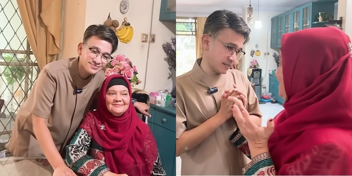 7 Photos of Ruben Onsu Meeting His Mother's Brother, Eating and Praying Together: Happiness Blended into One