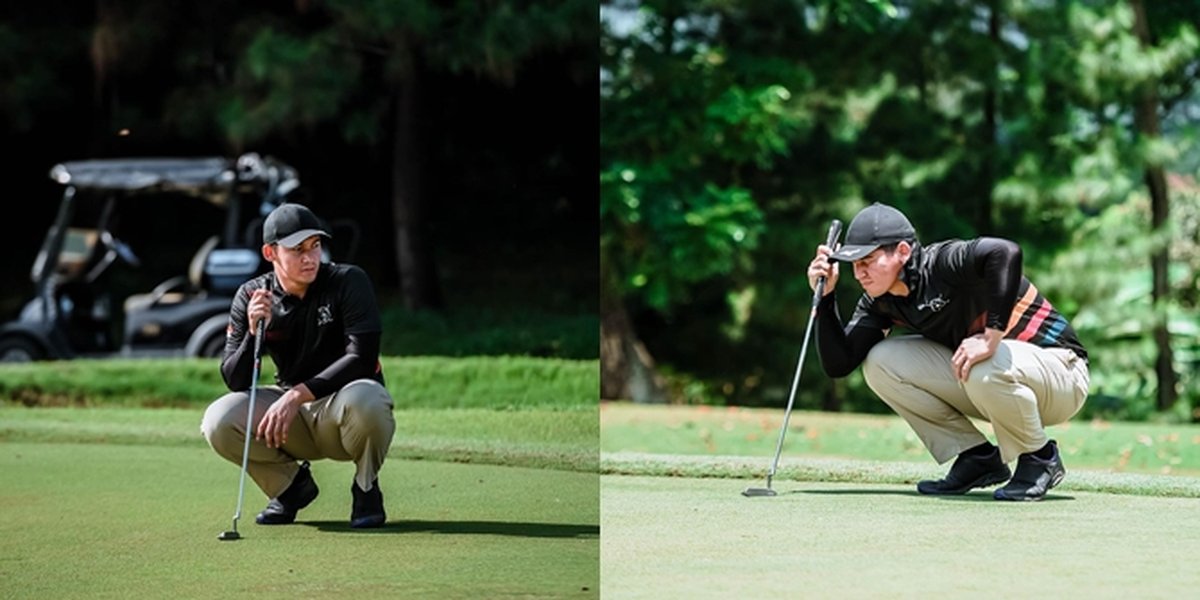 7 Portraits of Samuel Zylgwyn, the Star of the Soap Opera 'NALURI HATI' Playing Golf, Responded when Called Handsome as Someone's Husband