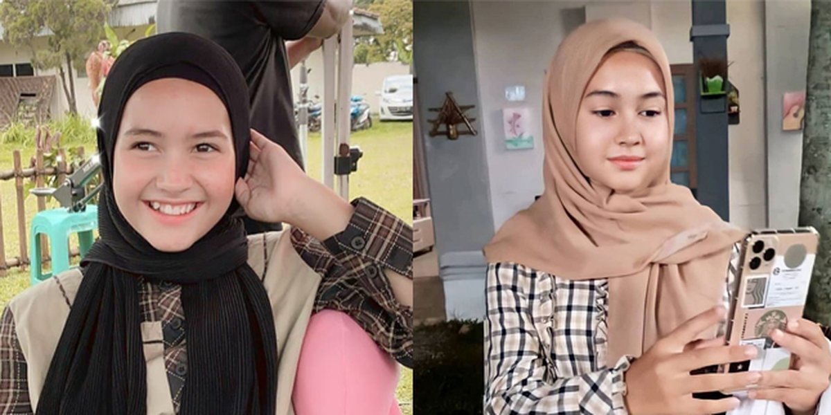 7 Portraits of Sandrinna Michelle from 'DARI JENDELA SMP' Wrapped in Hijab, Beautiful and Soothing