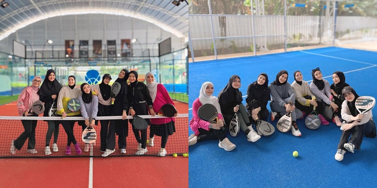 7 Photos of Hijab-Wearing Celebrities Playing Padel Together, Featuring Dhini Aminarti - Paula Verhoeven