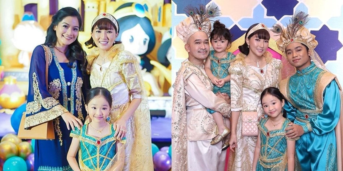 7 Celebrities Who Attended Thalia and Thania's Birthday Party, Shandy Aulia Proudly Shows Off Her Flat Stomach - Atta-Aurel in Matching Outfits