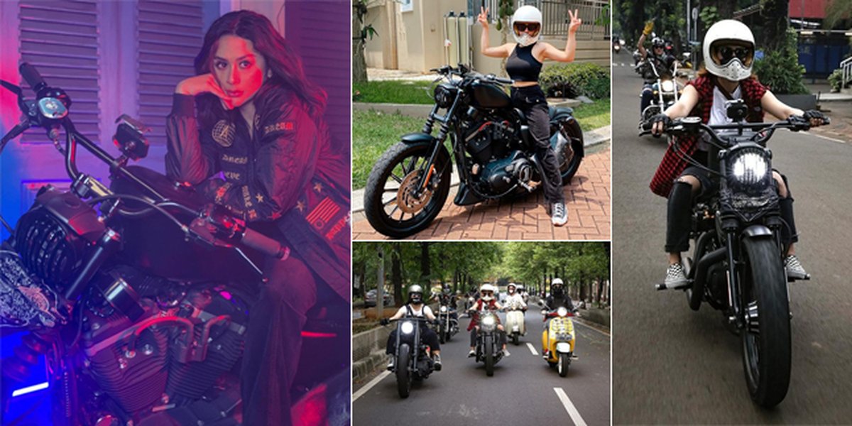 7 Portraits of Selvi Kitty Looking Cooler and Fiercer Riding a Big Motorcycle, Hot Mama!