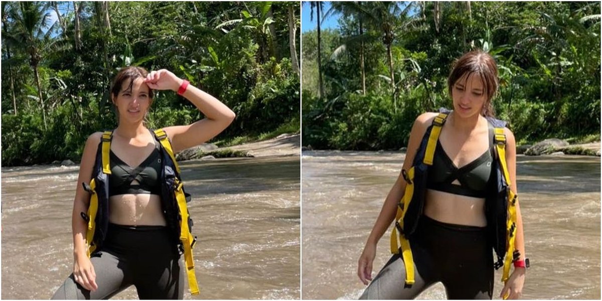 7 Exciting Photos of Nia Ramadhani's Vacation, Playing in the River - Her Toned Stomach Makes People Lose Focus!